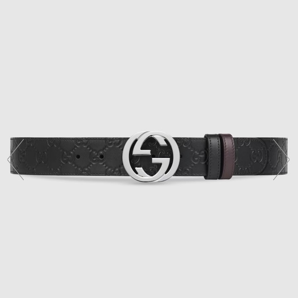 Gucci Accessories - NEW $670 GUCCI Monogram Reversible Leather Belt Size 80-32 NO BOX
